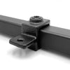 Oogdeel scharnierstuk zwart 25 mm vierkant