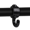 Haak gedraaid zwart 33,7 mm