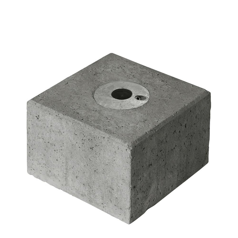Betonblok met straatpot 48,3 mm - Buiskopelingen - Gegalvaniseerd staal