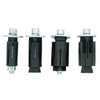 Zwenkwiel met rem 50 mm - incl. expander