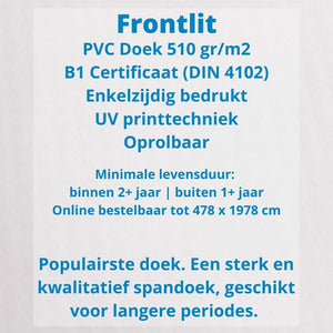 Spandoek op maat