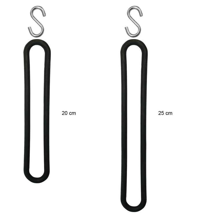 Spanrubber met S-haak - 8 mm. - 40 cm - Brokers Kunststoffen B.V Spanrubber met S-haak - 8 mm. - 40 cm - Brokers Kunststoffen B.V